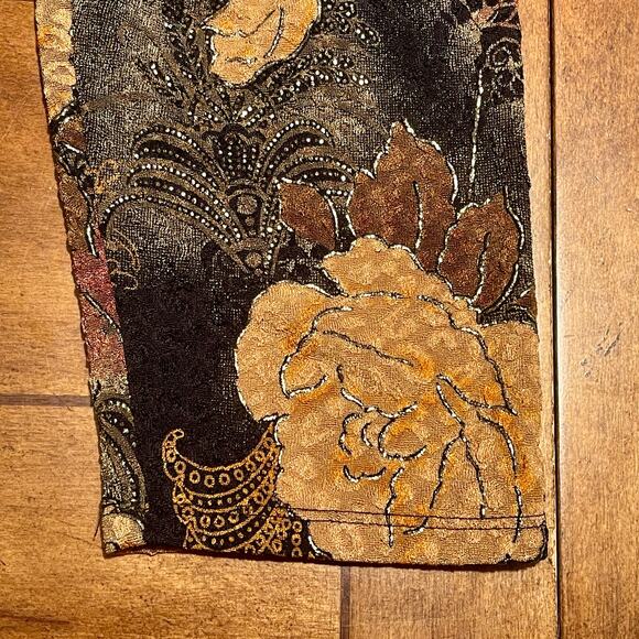 2 Different JM Collection Pullover Tops Womens Sz L Multicolor + Glitter R8A33 - Picture 5 of 16